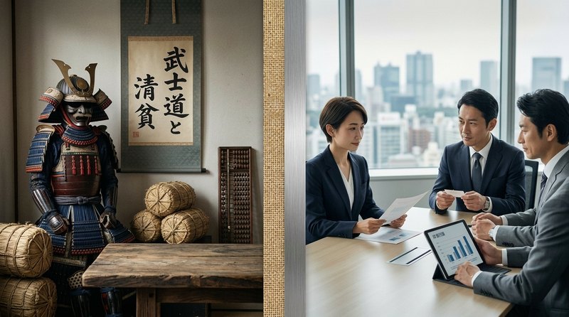 お金の話を避ける文化的背景を表した比較イメージ