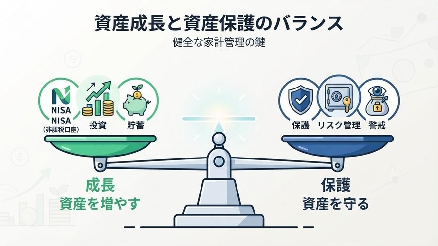 資産形成には「守る力」も欠かせない