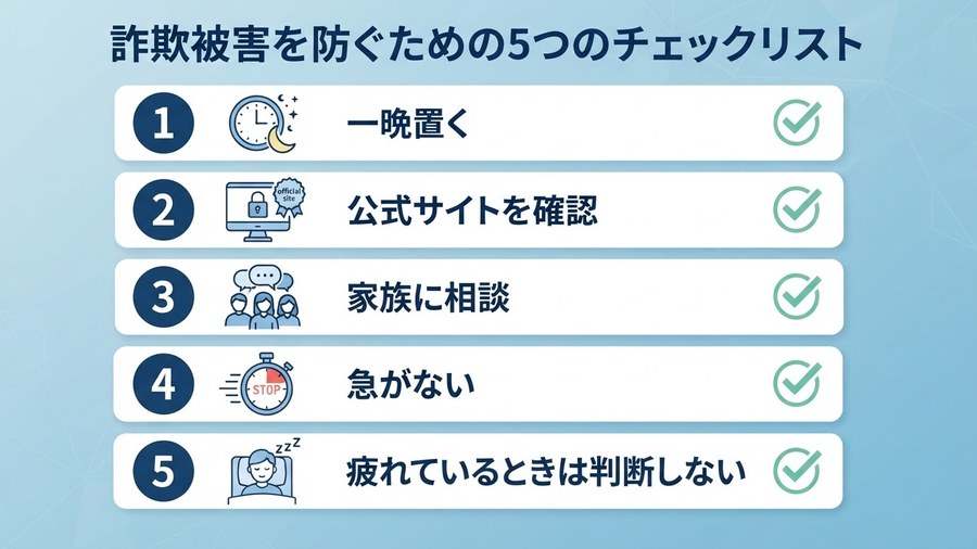 まとめ：注意一秒、被害一生
