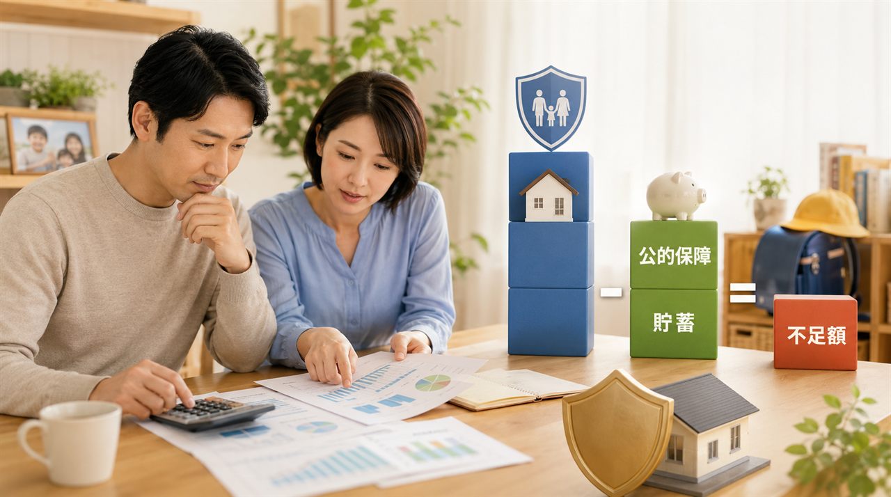 生命保険はいくら必要？公的保障と貯蓄から不足額を計算する