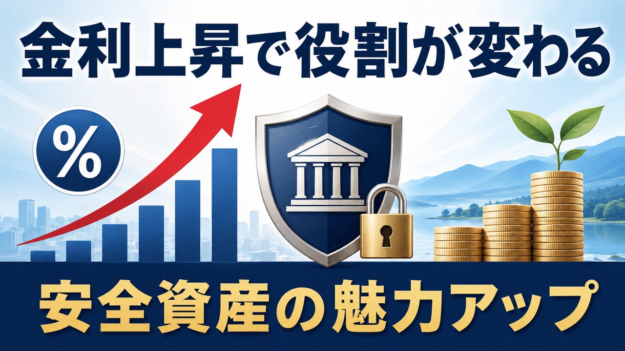 金利上昇により個人向け国債の安全資産としての役割が変わる図