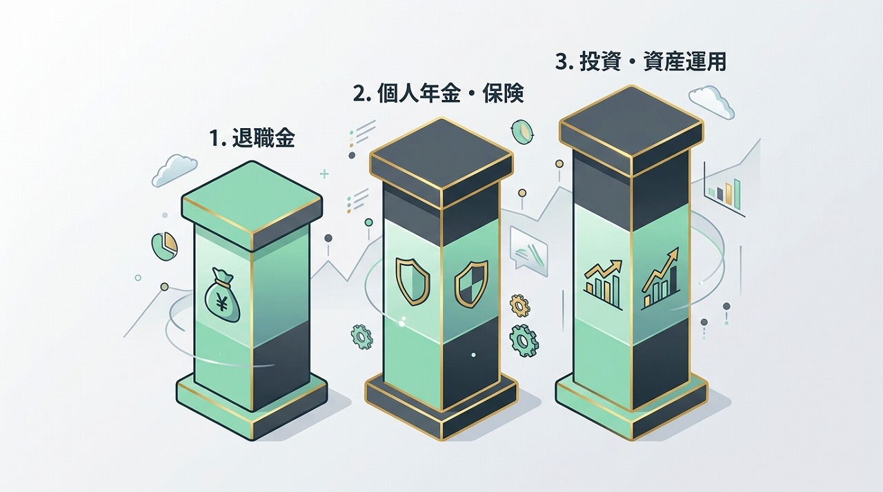 老後準備の3本柱
