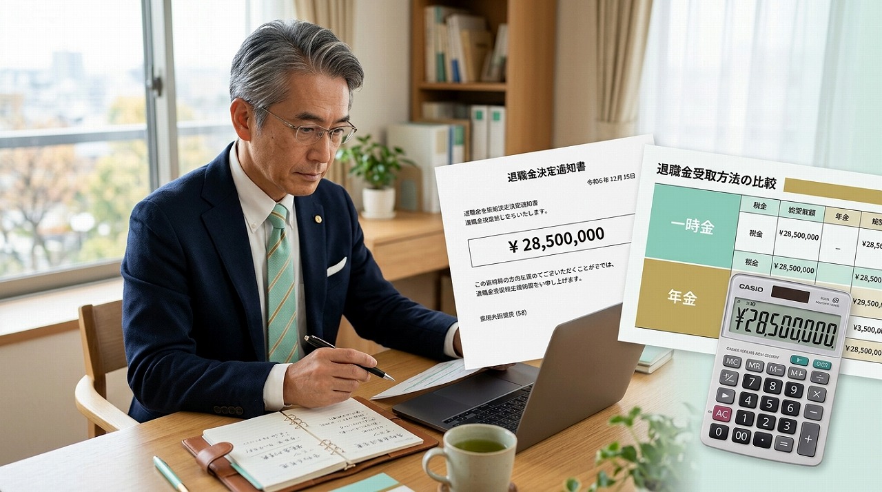 退職金の受け取り方