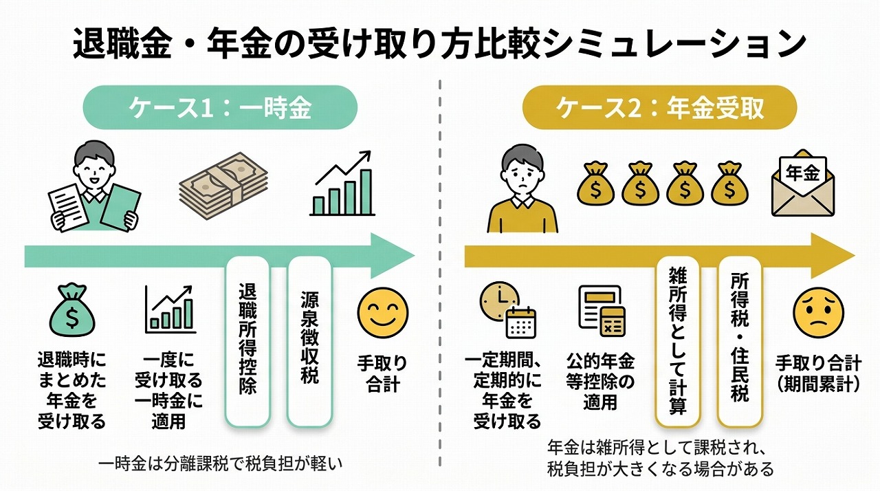 一時金と年金どちらが有利かの判断ポイント整理